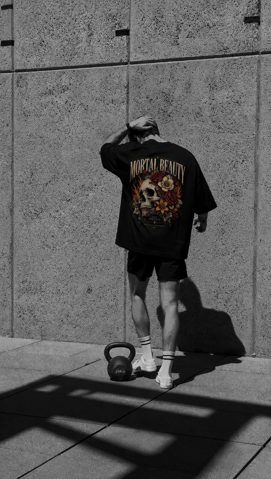 The "Mortal Beauty" Oversized Graphic Tee