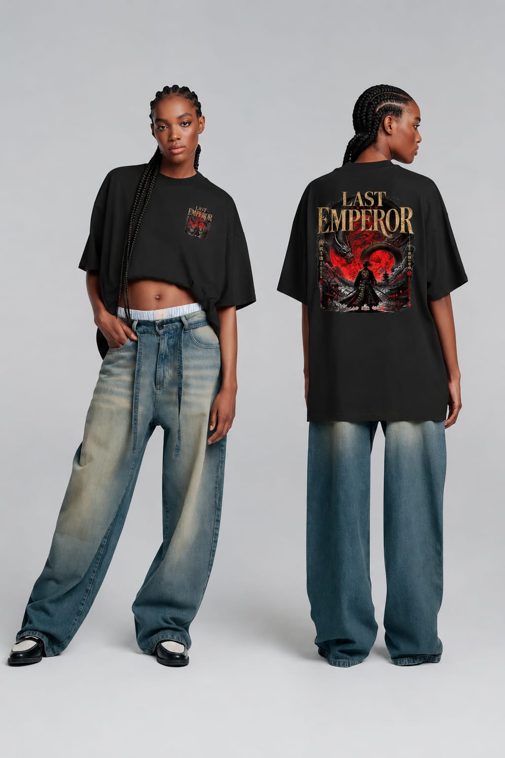 The "Last Emperor" Oversized Graphic Tee